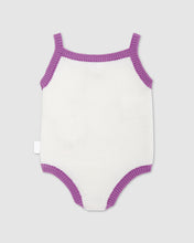 Load image into Gallery viewer, Baby Cherry Playsuit: Girl Knitwear Off white | GCDS
