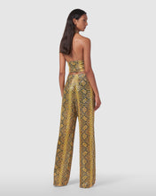Load image into Gallery viewer, Sequin python pants: Women Trousers Yellow | GCDS
