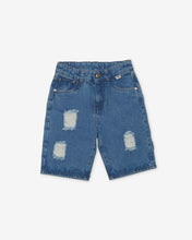 Load image into Gallery viewer, Junior Gcds Denim Bermuda: Boy Trousers &amp; Shorts Blue | GCDS Spring/Summer 2023
