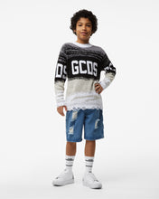 Load image into Gallery viewer, Junior Gcds Logo Striped Cotton Sweater
