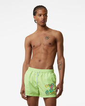 Load image into Gallery viewer, Surfing Wirdo Swim Shorts : Men Swimwear Lime | GCDS Spring/Summer 2023

