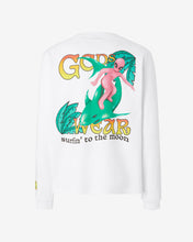 Load image into Gallery viewer, Surfing Wirdo Printed Long Sleeves T-Shirt : Men T-shirts White | GCDS Spring/Summer 2023
