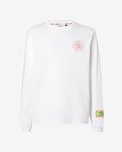Load image into Gallery viewer, Surfing Wirdo Printed Long Sleeves T-Shirt : Men T-shirts White | GCDS Spring/Summer 2023
