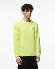 Load image into Gallery viewer, Surfing Wirdo Printed Long Sleeves T-Shirt : Men T-shirts Lime | GCDS Spring/Summer 2023
