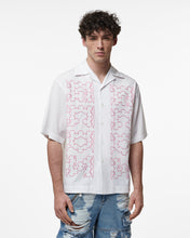 Load image into Gallery viewer, Embroidered Cotton Bowling Shirt : Men Shirts White | GCDS Spring/Summer 2023
