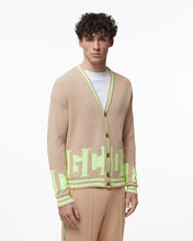 Load image into Gallery viewer, Gcds Low Band Cardigan : Men Knitwear Beige | GCDS Spring/Summer 2023
