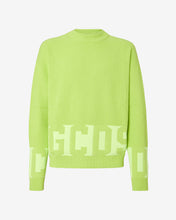 Load image into Gallery viewer, Gcds Cotton Low Band Sweater : Men Knitwear Lime | GCDS Spring/Summer 2023
