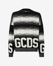Load image into Gallery viewer, Gcds Cotton Low Band Degradé Sweater : Men Knitwear Black | GCDS Spring/Summer 2023
