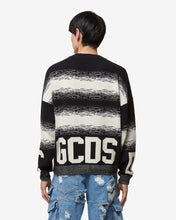 Load image into Gallery viewer, Gcds Cotton Low Band Degradé Sweater : Men Knitwear Black | GCDS Spring/Summer 2023
