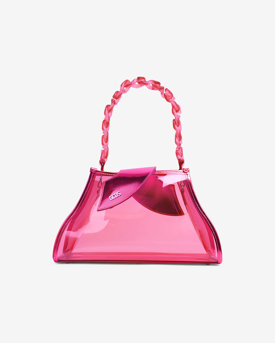 Comma Transpallic Medium Bag : Women Bags Fuchsia | GCDS Spring/Summer 2023