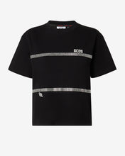 Load image into Gallery viewer, Bling Gcds T-Shirt : Women T-shirts Black | GCDS Spring/Summer 2023
