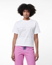 Load image into Gallery viewer, Bling Gcds Logo T-Shirt : Women T-shirts White | GCDS Spring/Summer 2023
