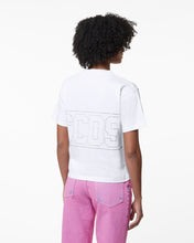 Load image into Gallery viewer, Bling Gcds Logo T-Shirt : Women T-shirts White | GCDS Spring/Summer 2023
