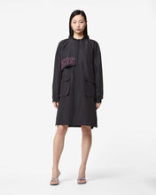 Load image into Gallery viewer, Heart Gcds Long Parka : Women Outerwear Black | GCDS Spring/Summer 2023
