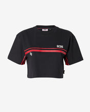 Load image into Gallery viewer, Gcds Bliss Crop Top : Women T-shirts Black | GCDS Spring/Summer 2023
