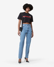 Load image into Gallery viewer, Gcds Bliss Crop Top : Women T-shirts Black | GCDS Spring/Summer 2023
