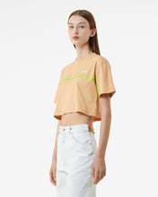 Load image into Gallery viewer, Gcds Bliss Crop Top : Women T-shirts Beige | GCDS Spring/Summer 2023
