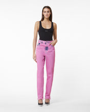 Load image into Gallery viewer, Gcds Bling Denim Trousers : Women Trousers Pink | GCDS Spring/Summer 2023

