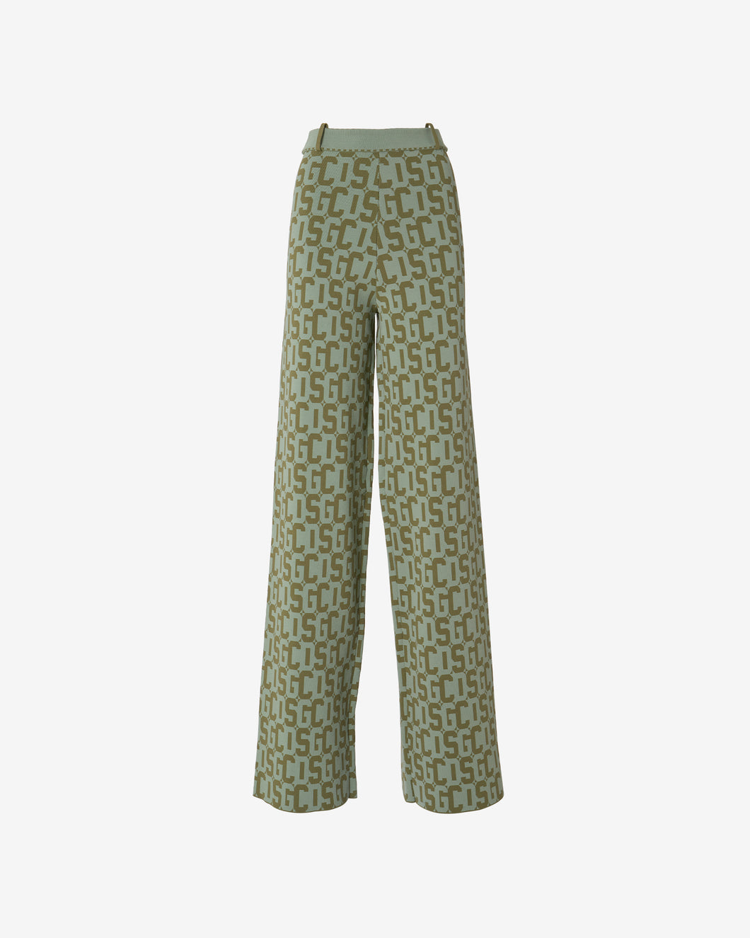 Matilda Gcds Monogram Trousers : Women Trousers Military Green | GCDS Spring/Summer 2023
