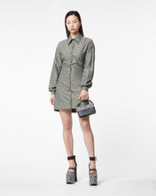 Load image into Gallery viewer, Bling Gcds Monogram Shirt Dress : Women Dress Military Green | GCDS Spring/Summer 2023
