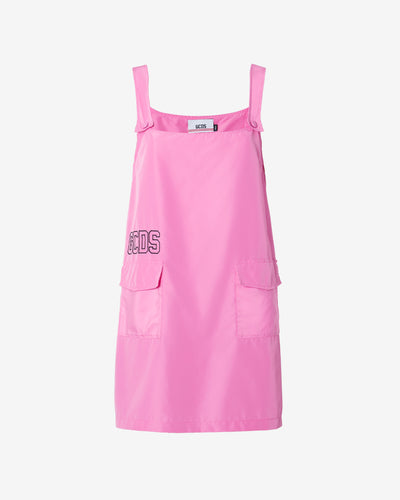 Heart Nylon Pockets Dress : Women Dress Fuchsia | GCDS Spring/Summer 2023