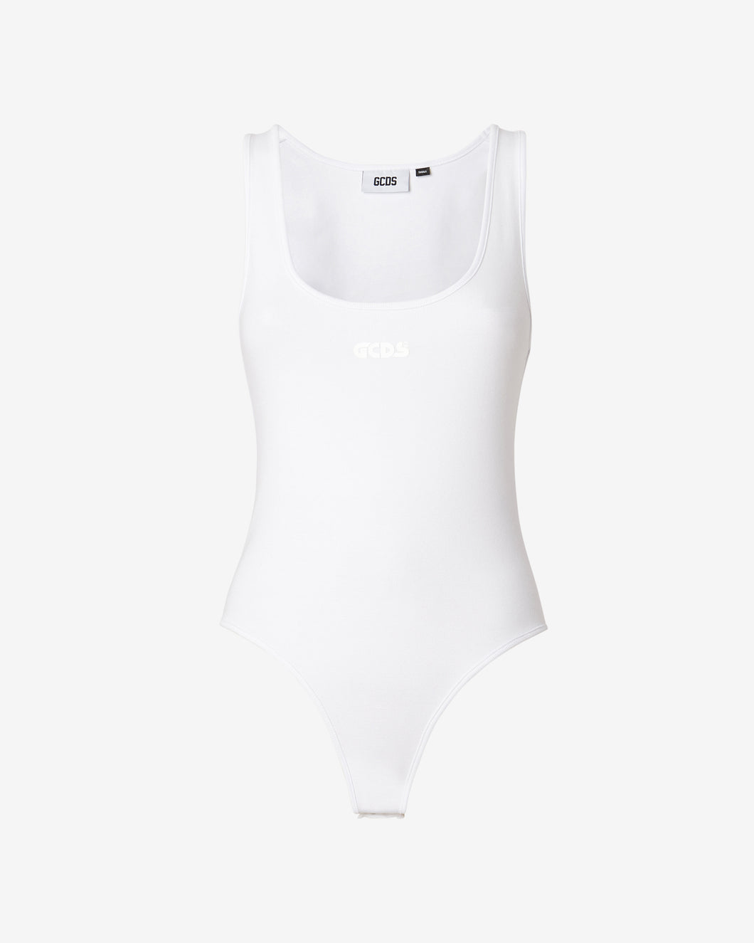 Jersey Bodysuit : Women Bodysuits White | GCDS Spring/Summer 2023