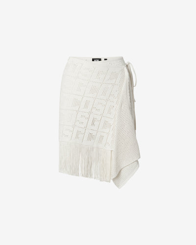 Gcds Monogram Macramé Skirt : Women Skirts Off White | GCDS Spring/Summer 2023