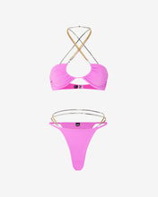 Load image into Gallery viewer, Bling Bikini : Women Swimwear Fuchsia | GCDS Spring/Summer 2023
