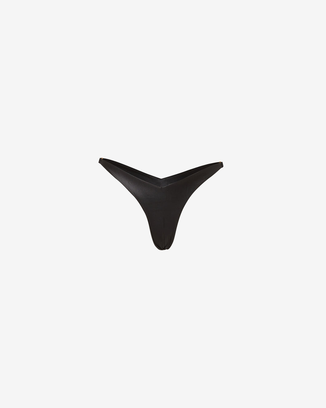Metallic Logo Clip Slip : Women Swimwear Black | GCDS Spring/Summer 2023