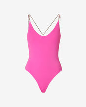 Load image into Gallery viewer, Bling Swimsuit : Women Swimwear Fuchsia | GCDS Spring/Summer 2023
